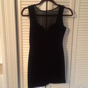 Black cocktail dress